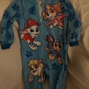 Nickelodeon Paw Patrol footie pajamas SOLD